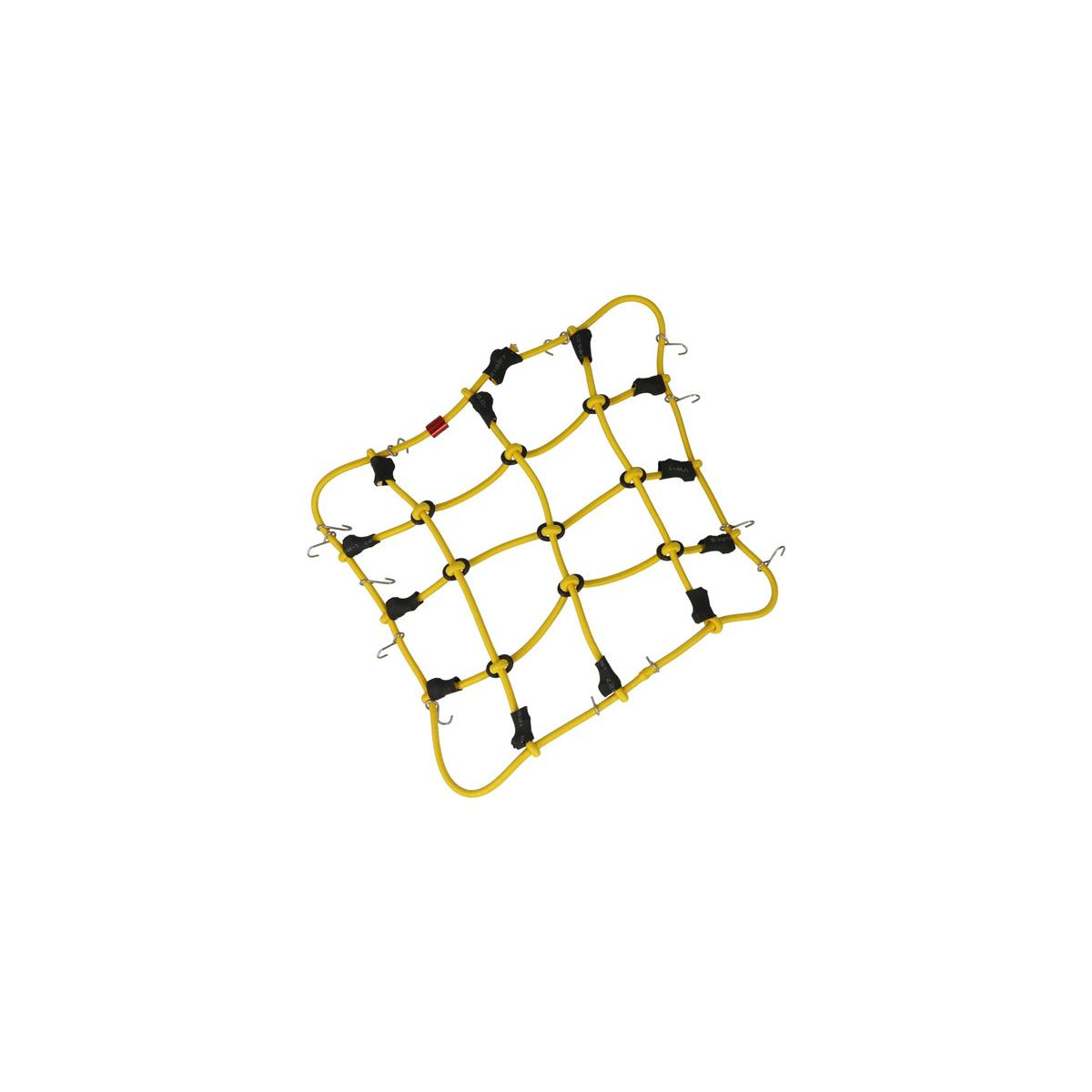 Robitronic Gepäcknetz mit Haken Gelb (150mm x 120mm)...