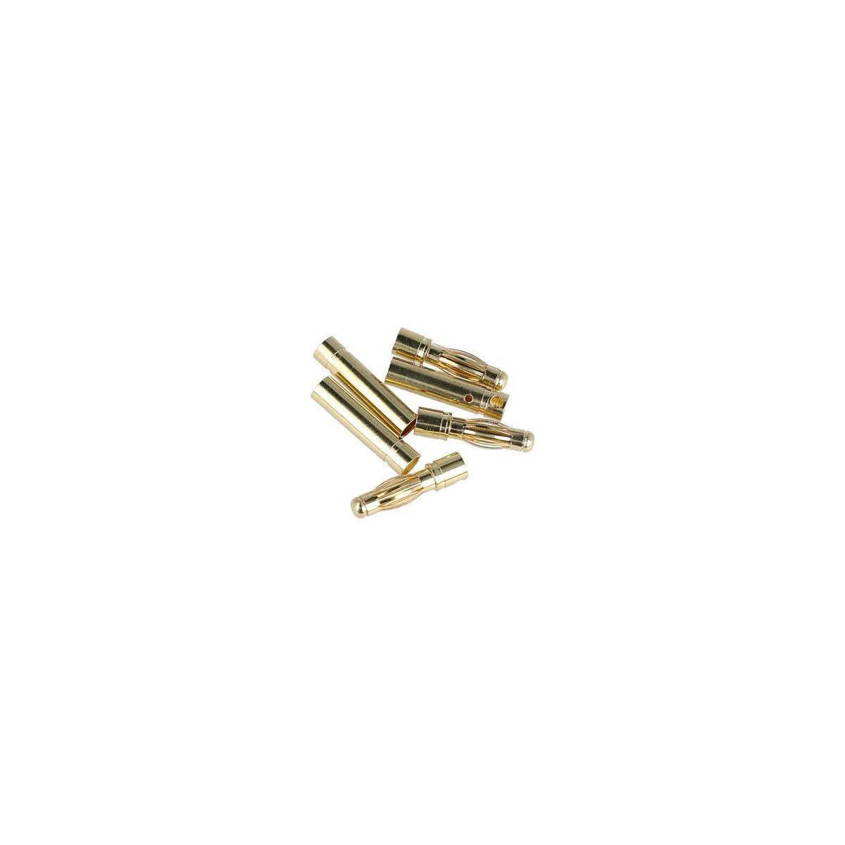 Robitronic 4.0mm Stecker und Buchse (3 Paare) ROB-RA60149