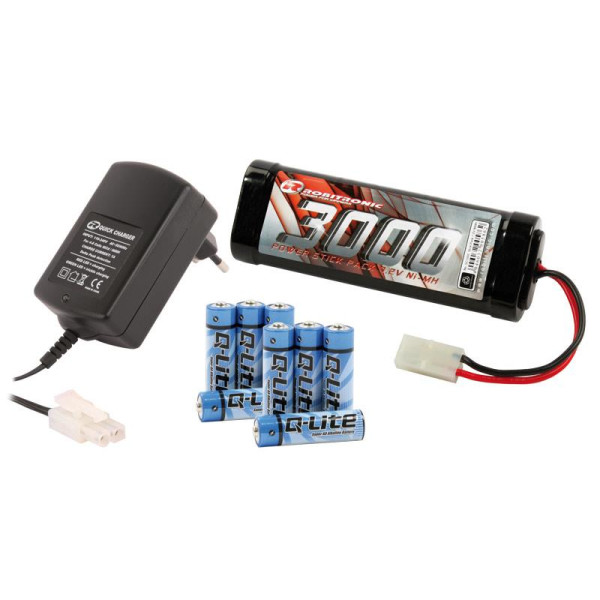 Elektro Starter Kit (Peakcharger, Stickpack, Senderbatterie) Elektro Starter Kit (Peakcharger, Stickpack, Senderbatterie)