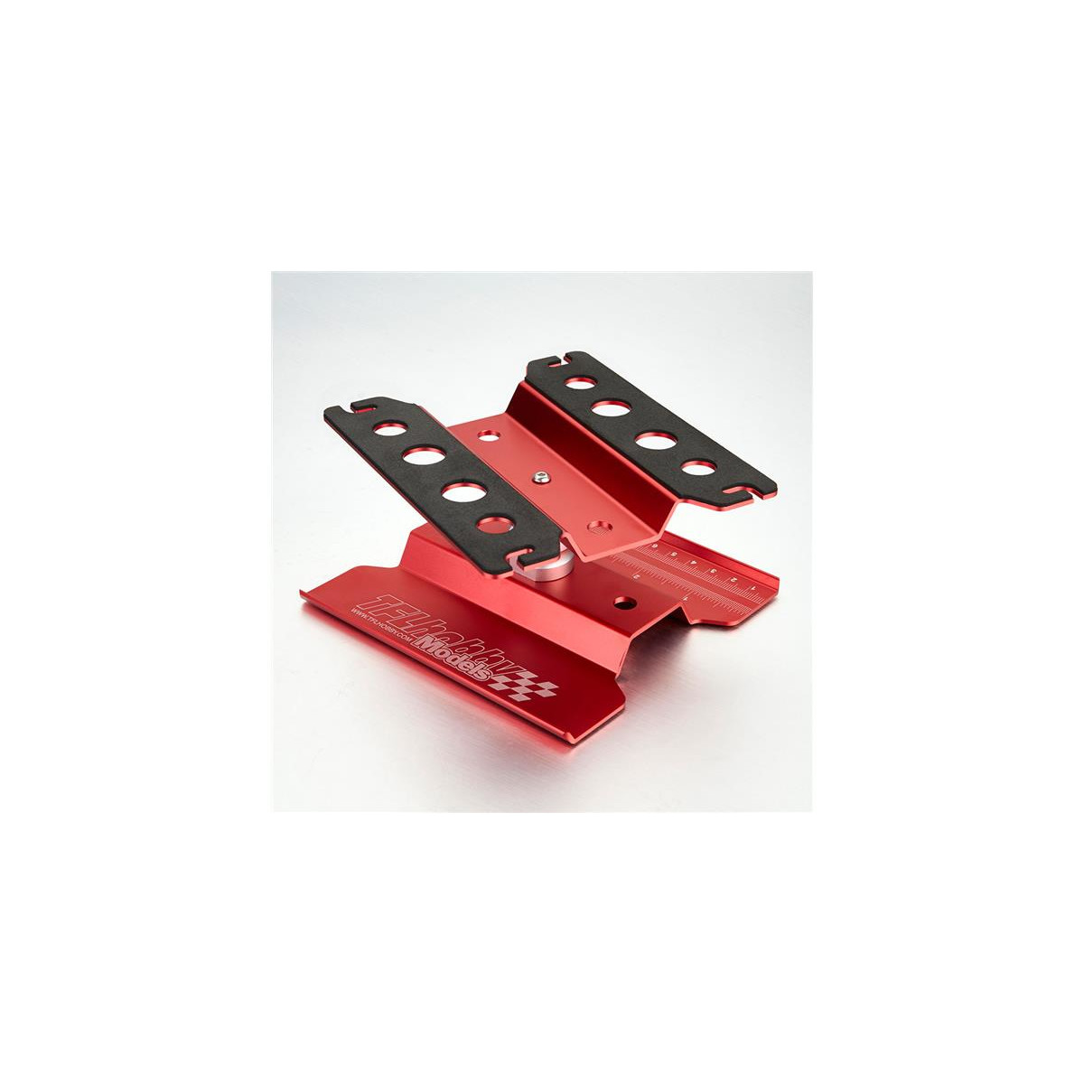 TFL Racing Auto Montagestand 1/10 drehbar rot eloxiert...