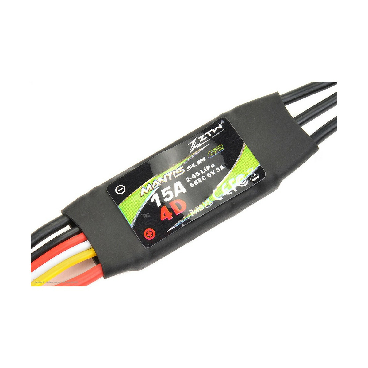 ZTW Mantis Slim 15A SBEC G2- 2-4S - SBEC 5V/3A ZTW-2015111