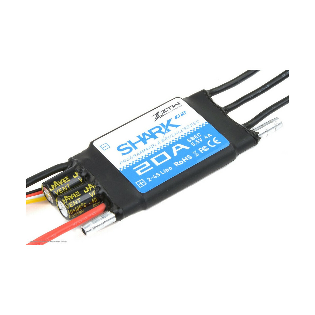 ZTW Shark 20A SBEC G2 - 2-4S - SBEC 5-6V/4A ZTW-6020210