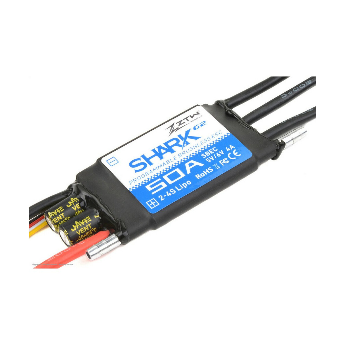 ZTW Shark 50A SBEC G2 - 2-4S - SBEC 5-6V/4A ZTW-6050210