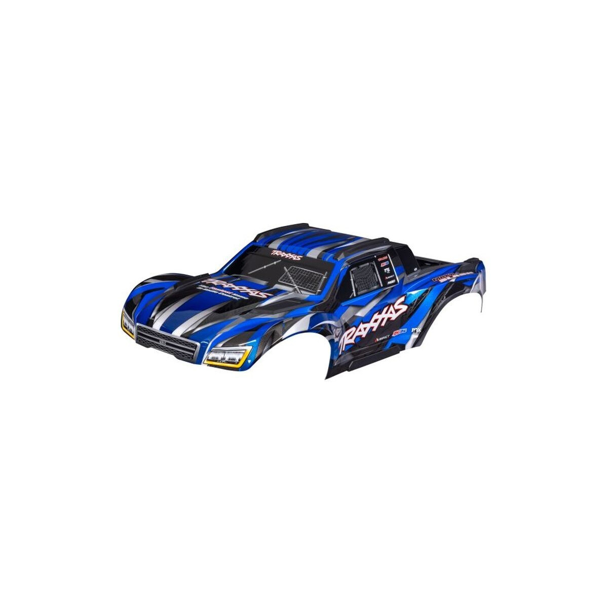 Traxxas Karosserie Maxx Slash blau mit Aufkleber...