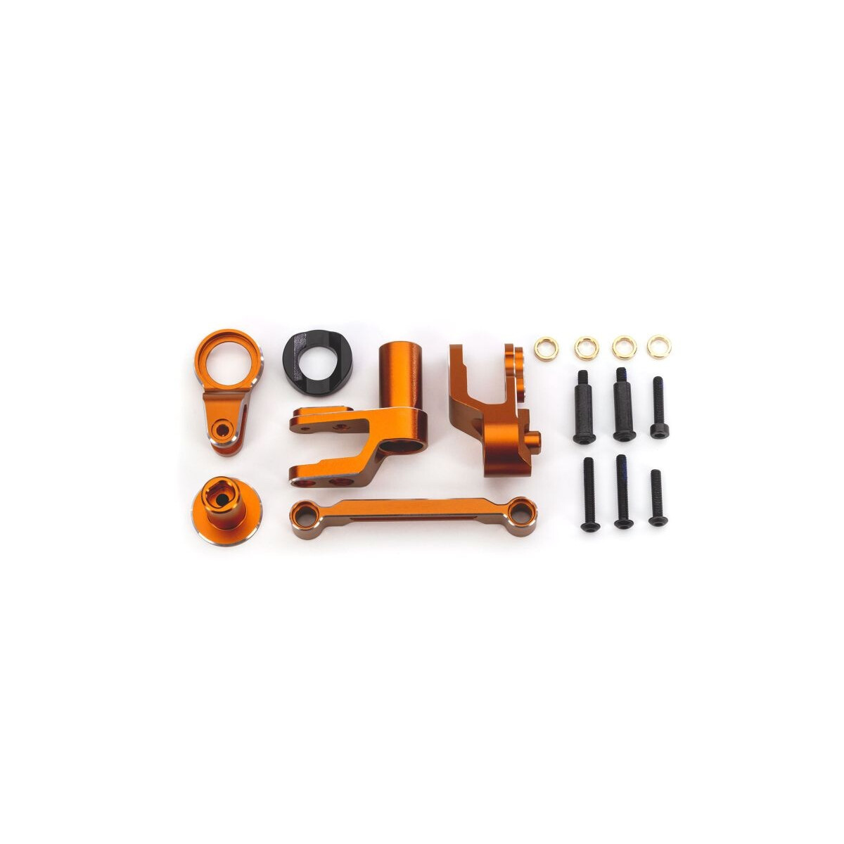 Traxxas Lenkung Bellcranks Alu orange TRX-10246-ORNG