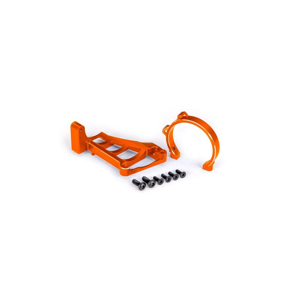 Traxxas Motorhalter orange Alu für TRX3483...