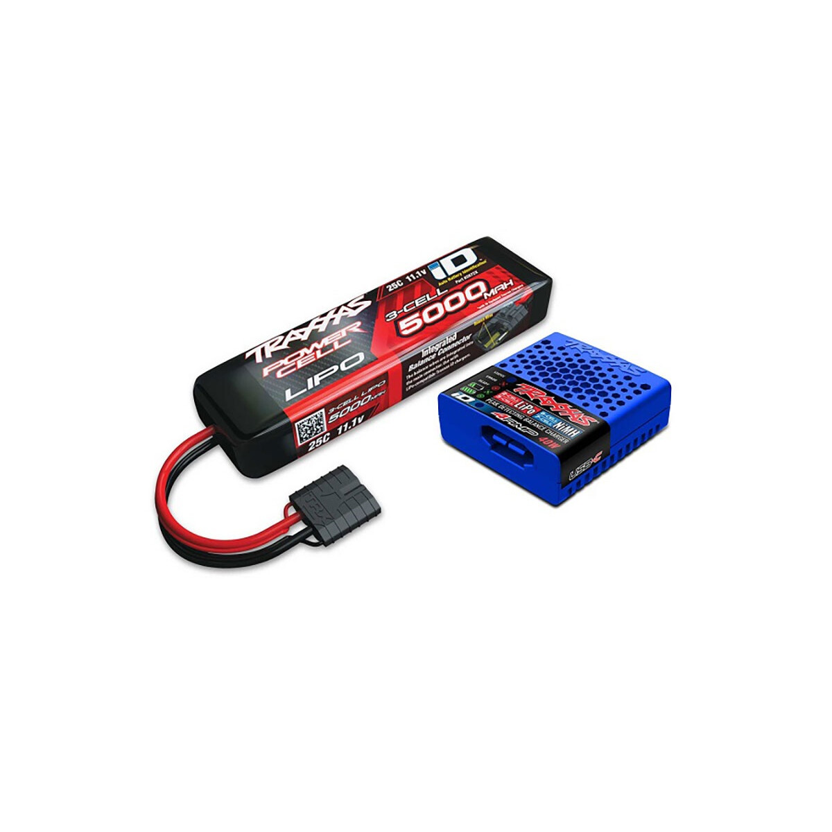 Traxxas USB-C 4A Ladegerät + LiPo 5000mAh 3s 11,1V...