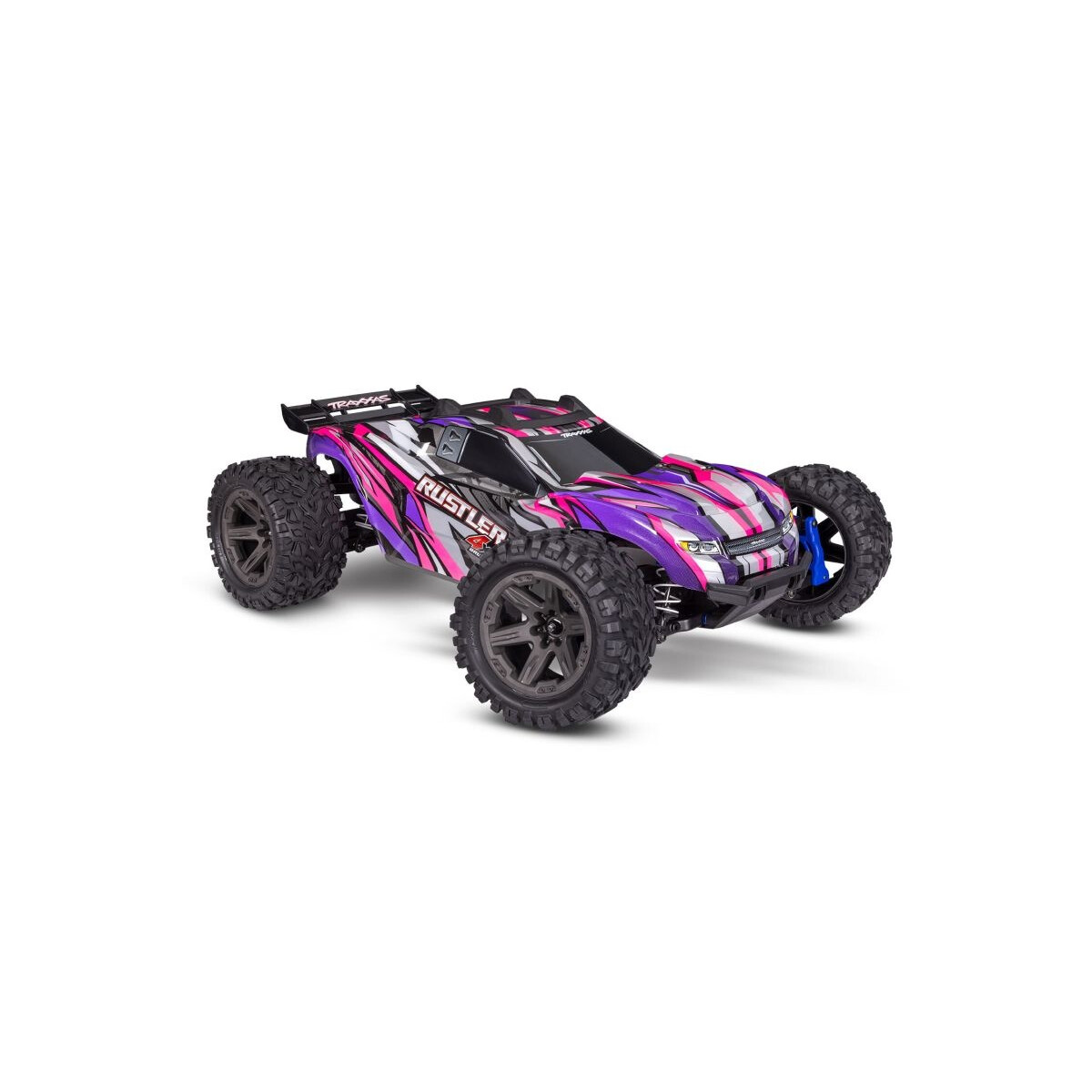 Traxxas SLVR  Rustler 4x4 BL-2S pink 1/10 Stadium-Truck...