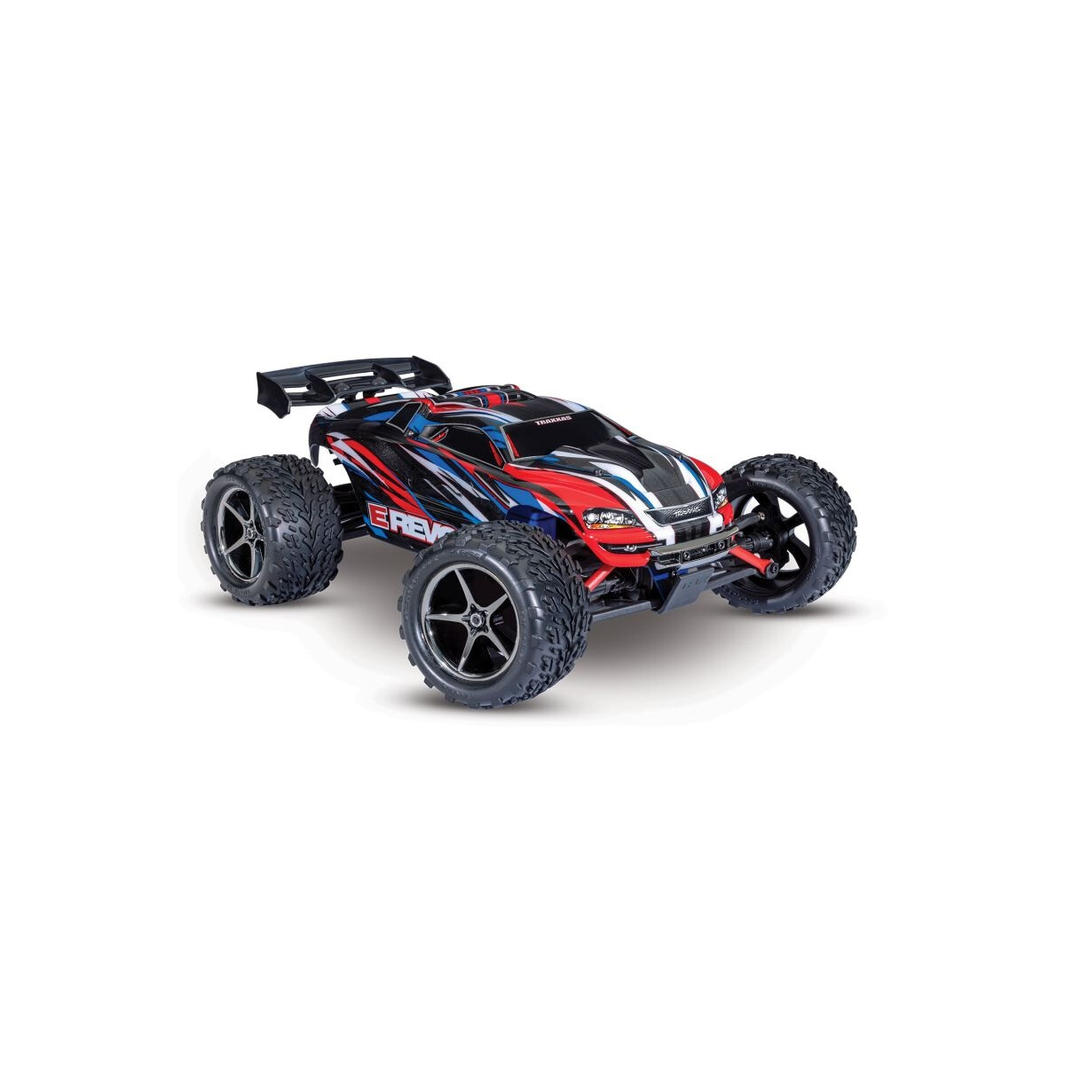 Traxxas  E-Revo rot/blau 1/16 Monster-Truck RTR...