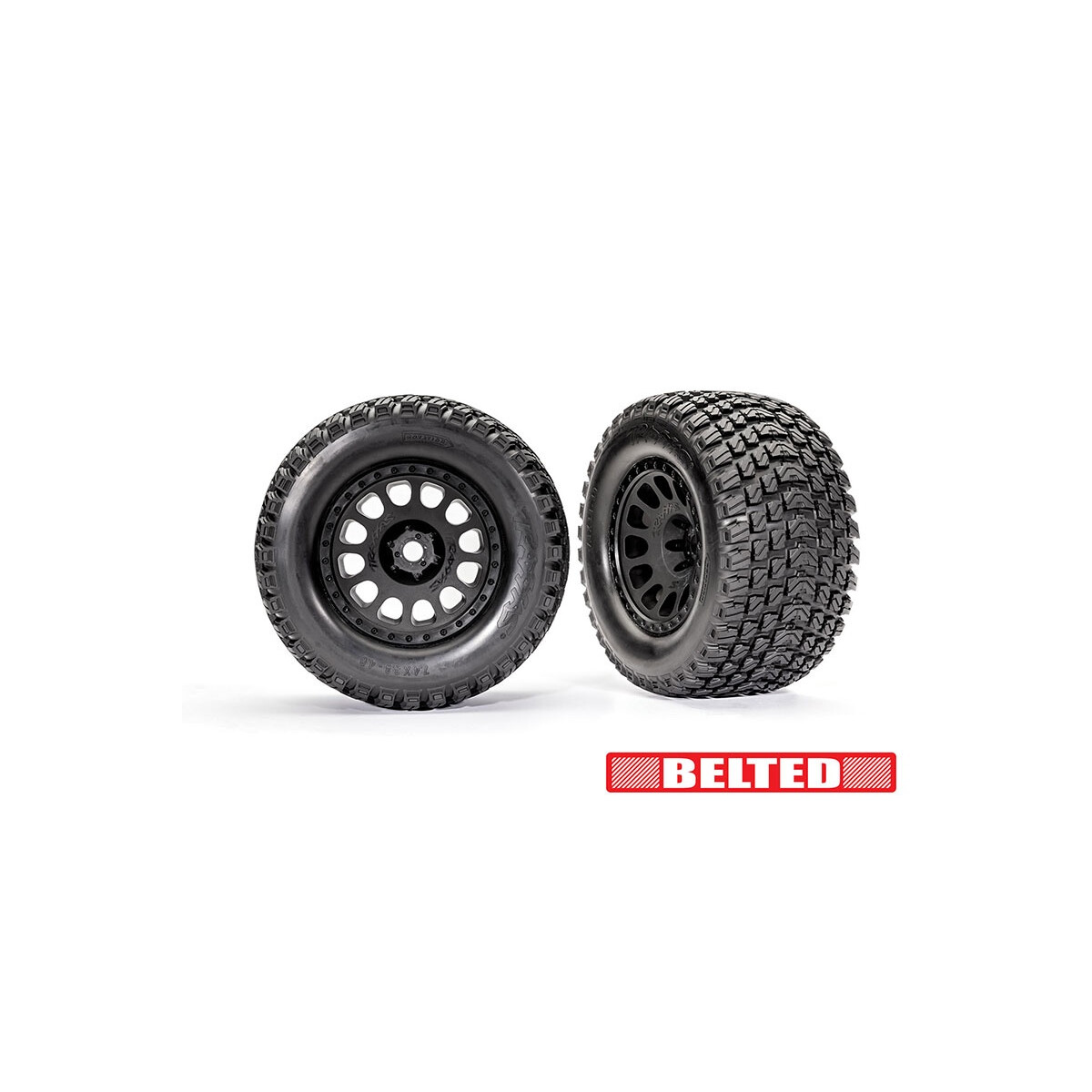 Traxxas Gravix BELTED Reifen auf XRT-Felge schwarz 24mm...