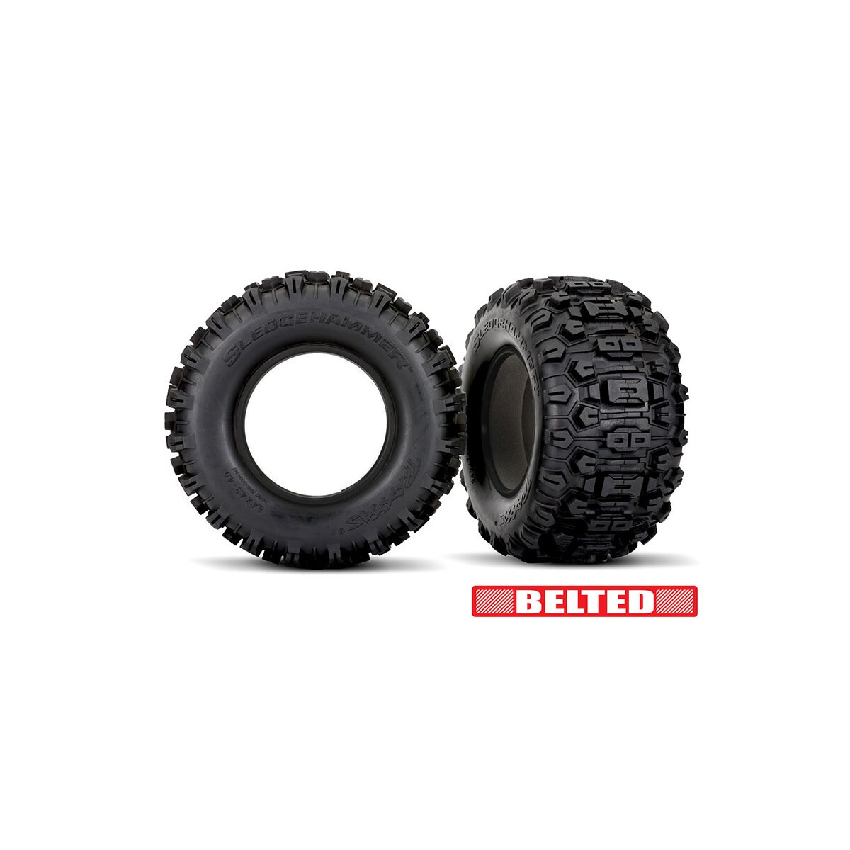 Traxxas Sledgehammer BELTED 4.3x5.7 Reifen mit Einlagen...