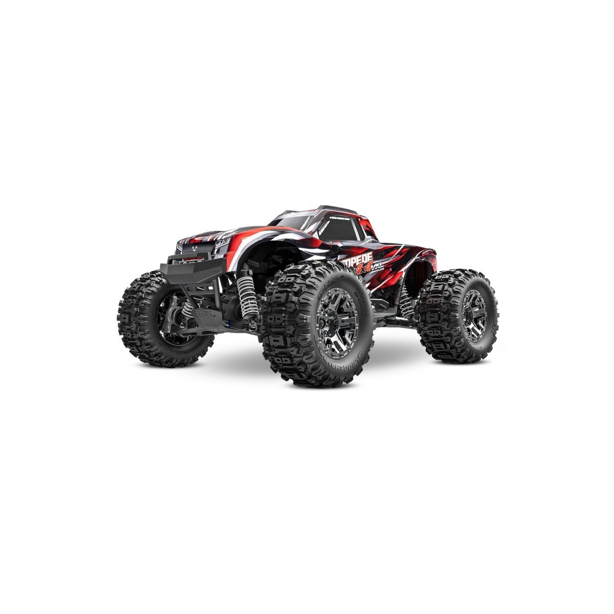 Traxxas  Stampede 4x4 VXL HD rot 1/10 Monster-Truck RTR...