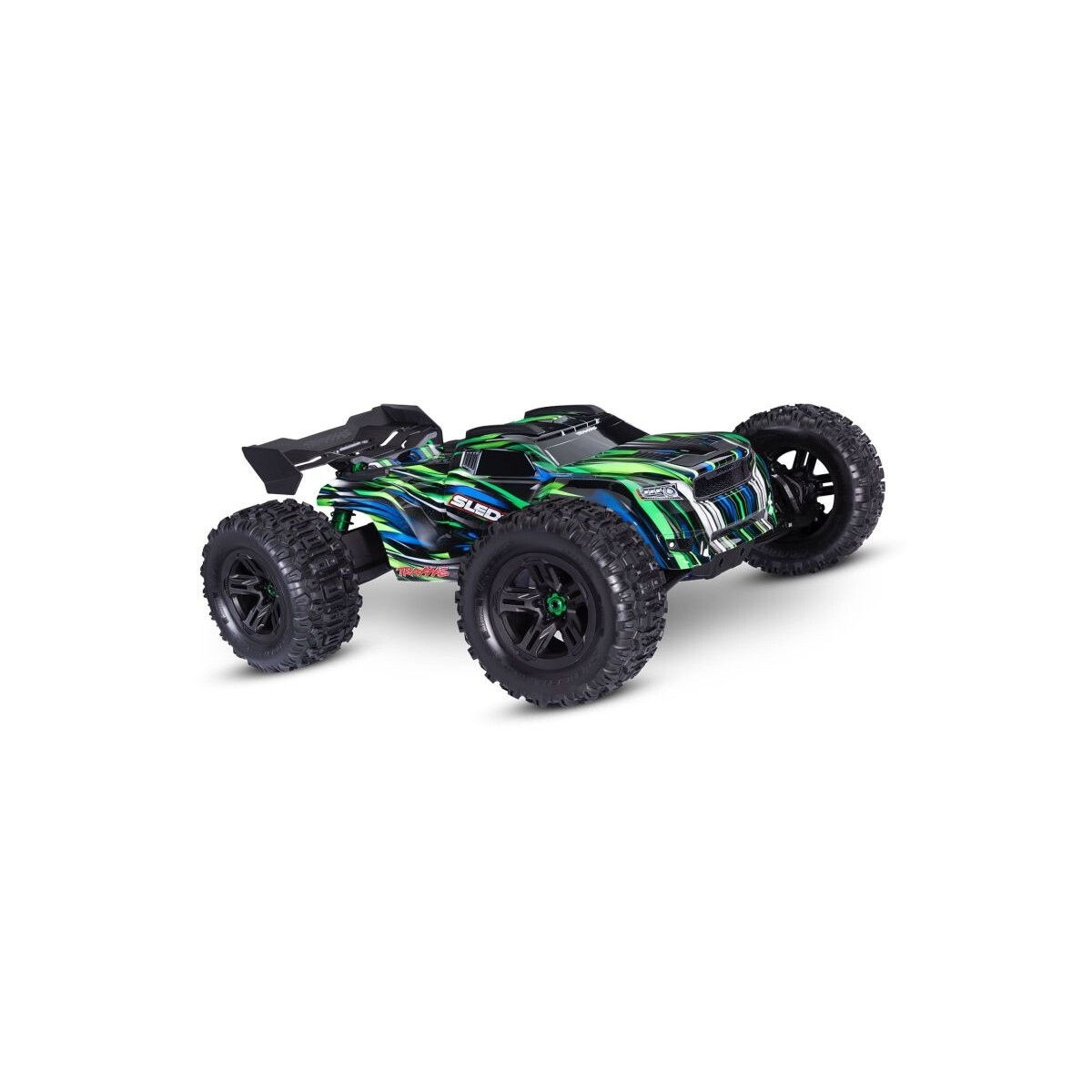 Traxxas  SLEDGE 4x4 belted grün 1/8 Monster-Truck...