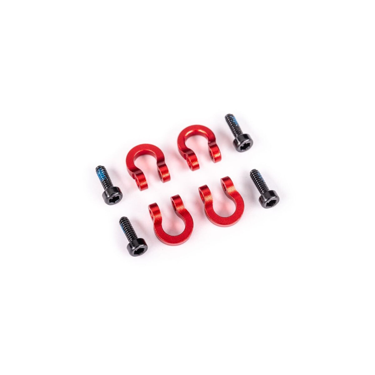 Traxxas Bumper D-Rings 6061-T6 Aluminium rot TRX-9734R