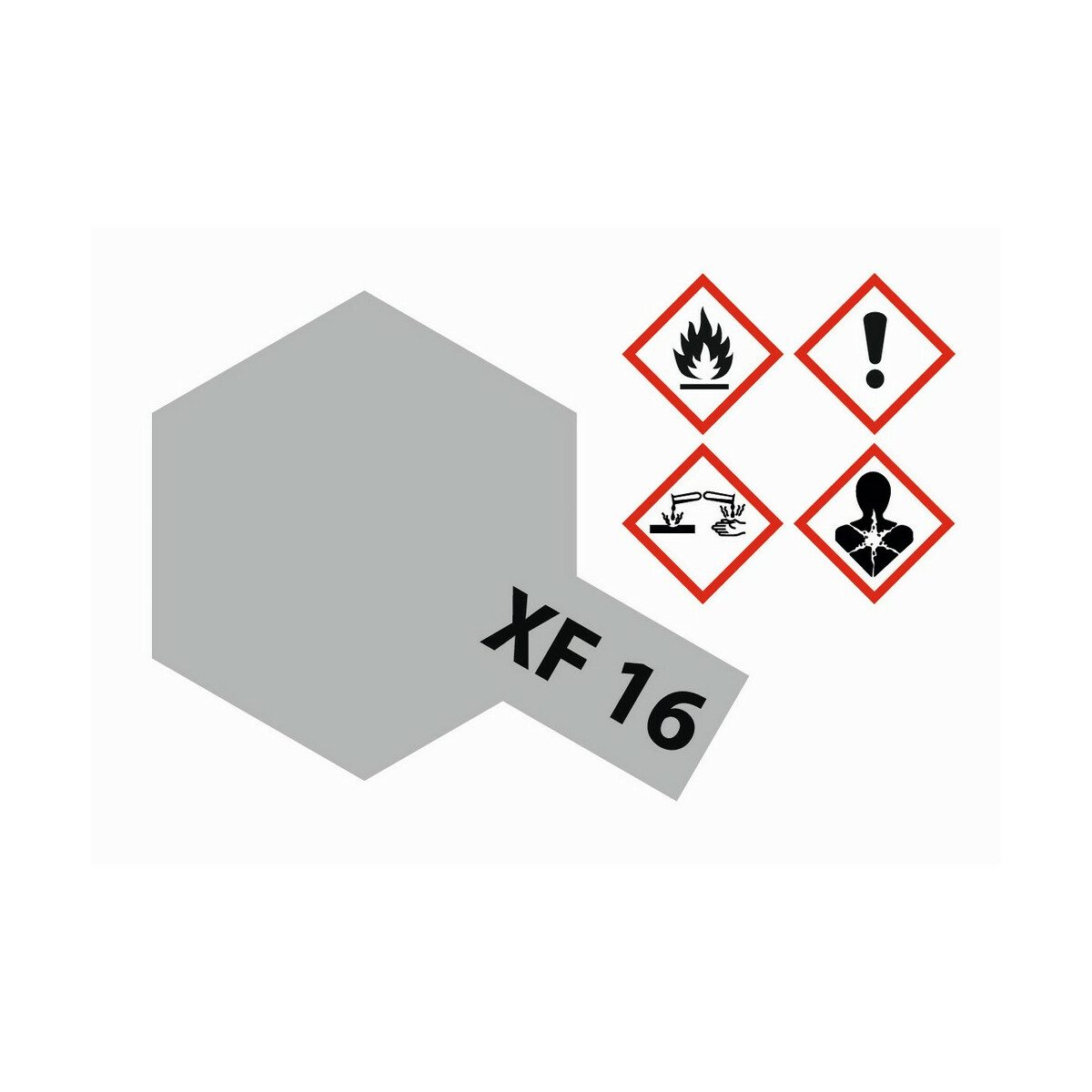 Tamiya XF-16 Aluminium matt 23ml 300081316