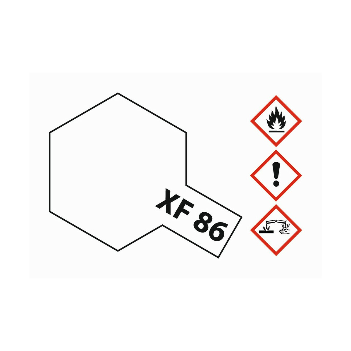Tamiya XF-86 Klarlack matt 10ml Acry 300081786