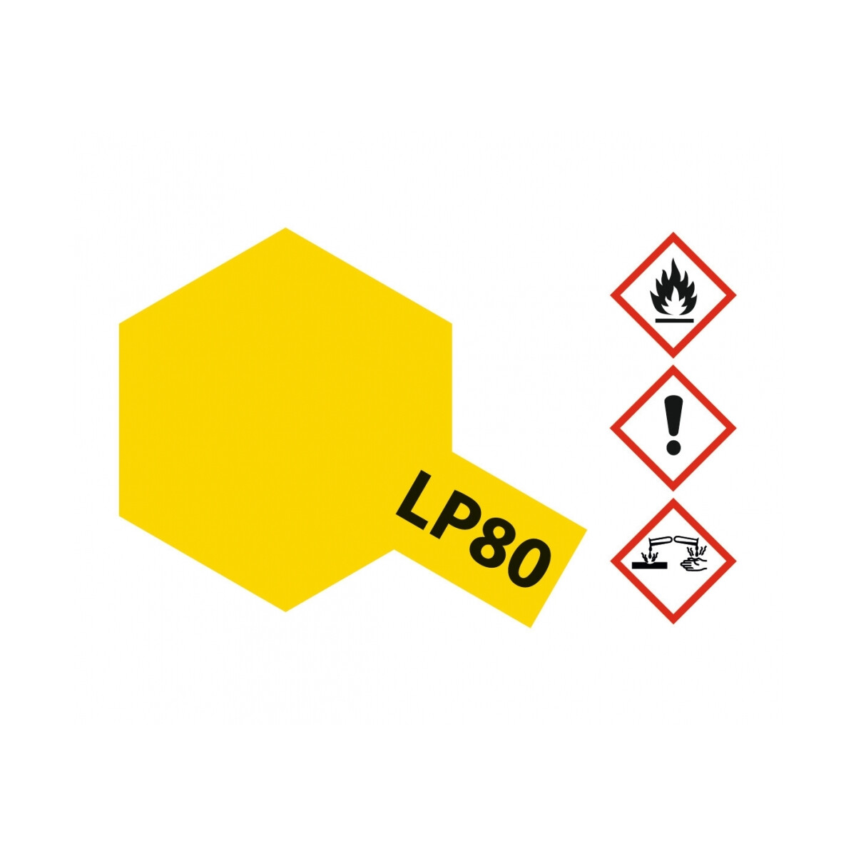 LP-80 Flat Yellow 10ml box