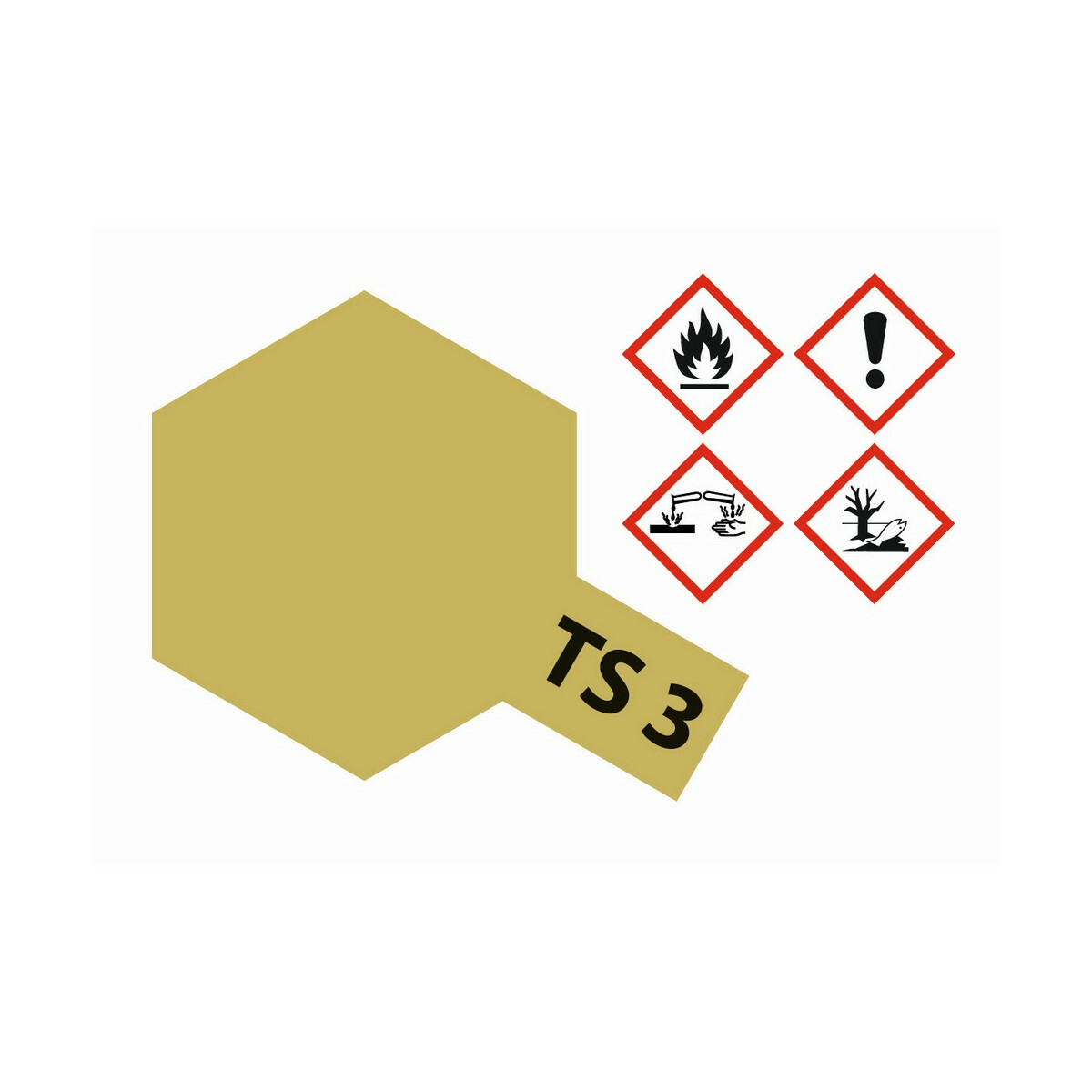 Tamiya TS-3 Dunkelgelb matt 100ml 300085003