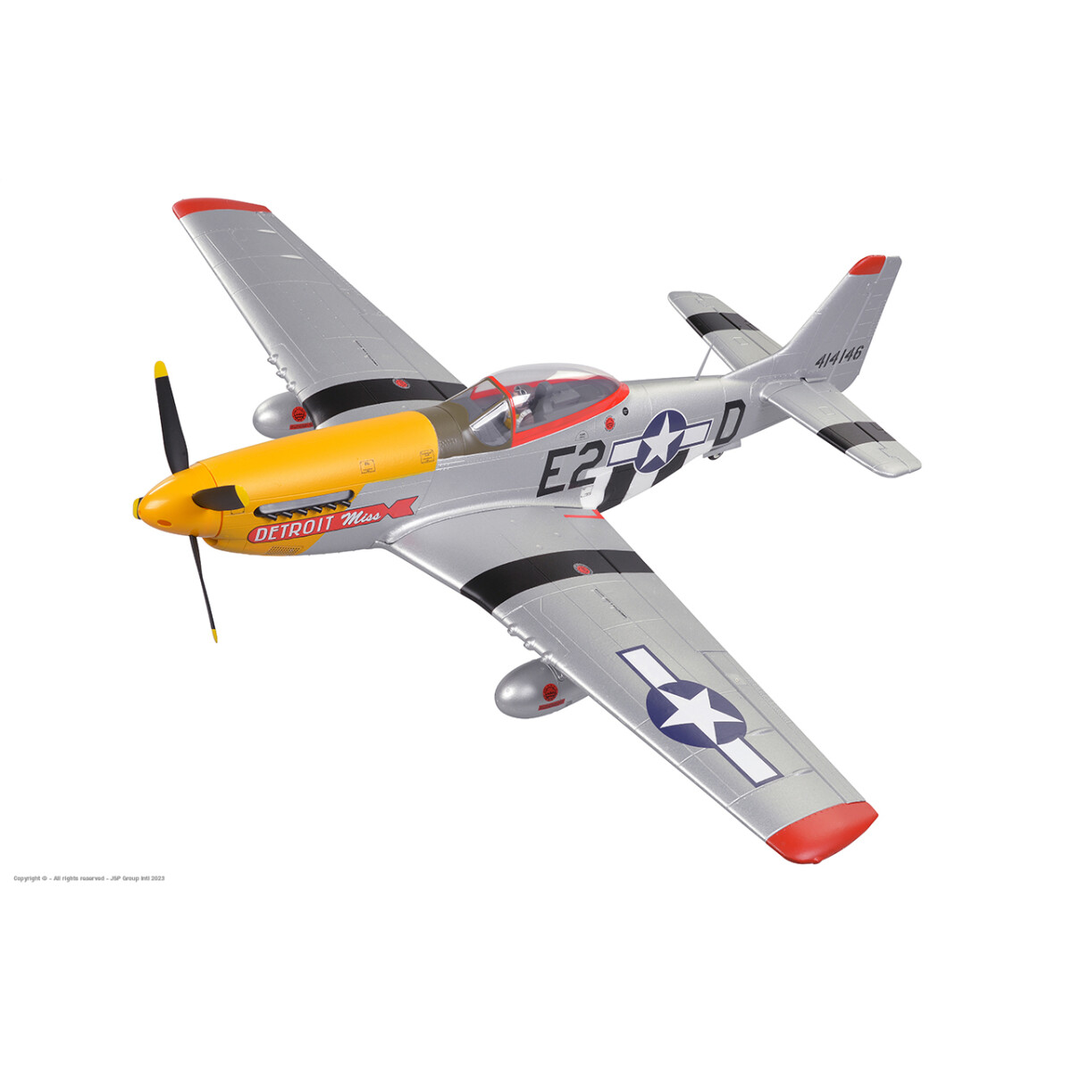 Arrows RC - P-51 Mustang - 1100mm - PNP - w/ Electric...