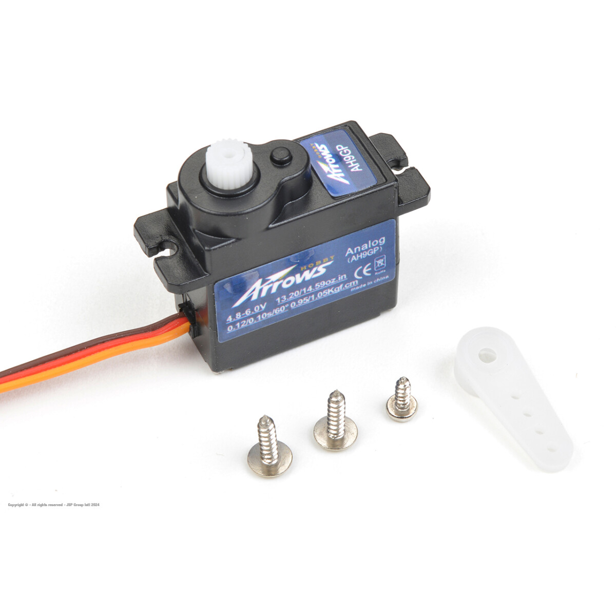 Arrows RC - 9g gear servo 54 degree - T-28 - 1100mm...