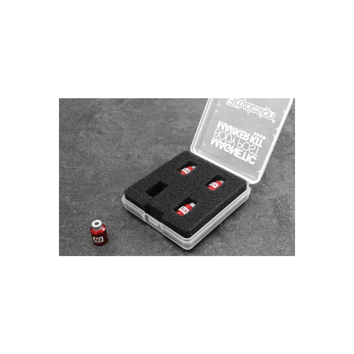 BittyDesign - Body Post Marker kit Red - 1/10 scale Model...