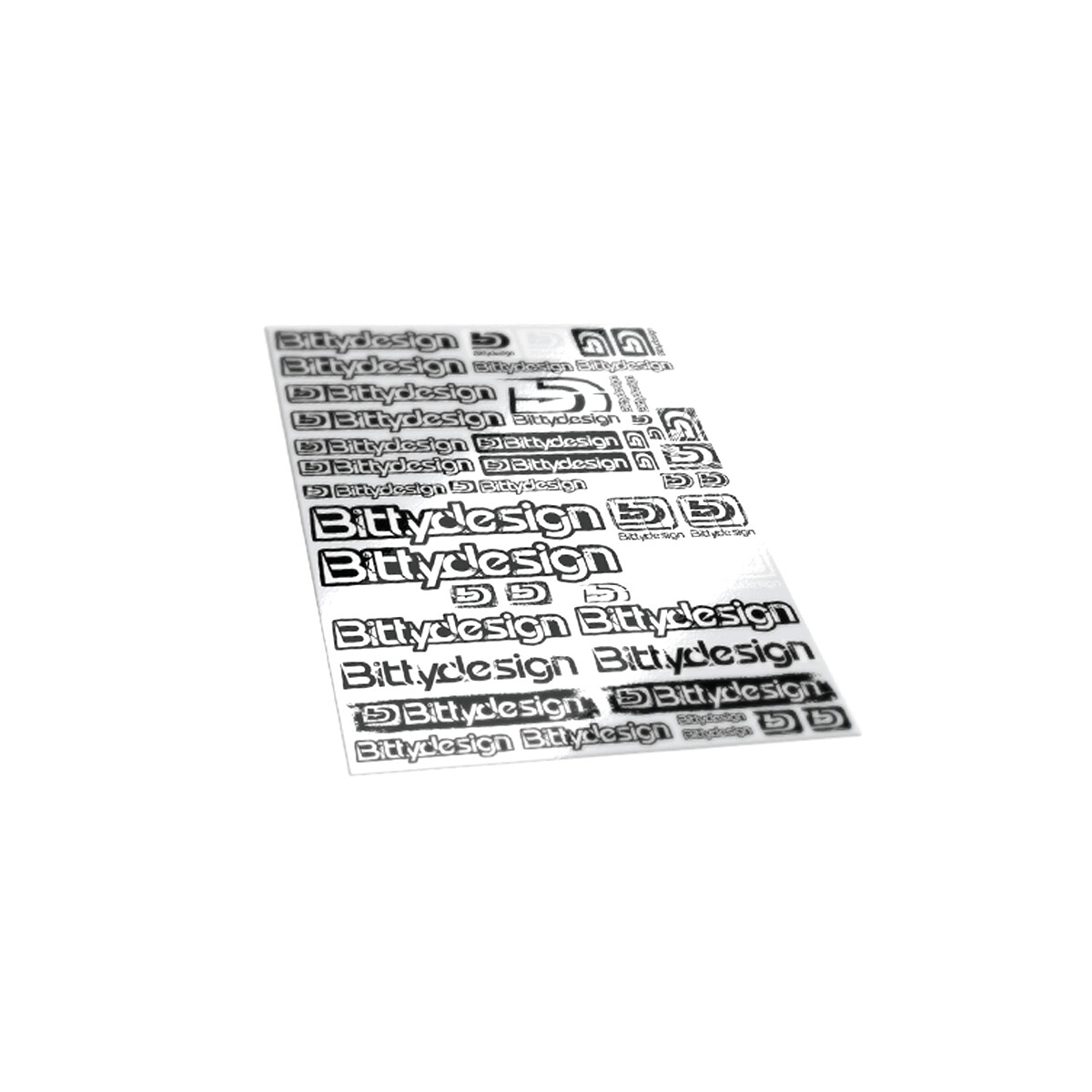 BittyDesign - Big Decal sheet, 21,5x30,5cm, clear...