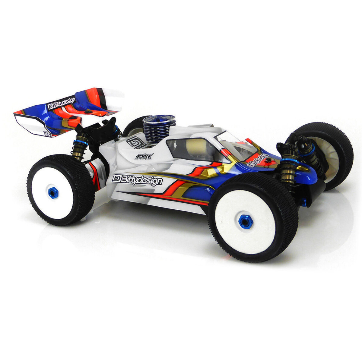 BittyDesign - Force clear 1/8 buggy body Associated RC8B3...