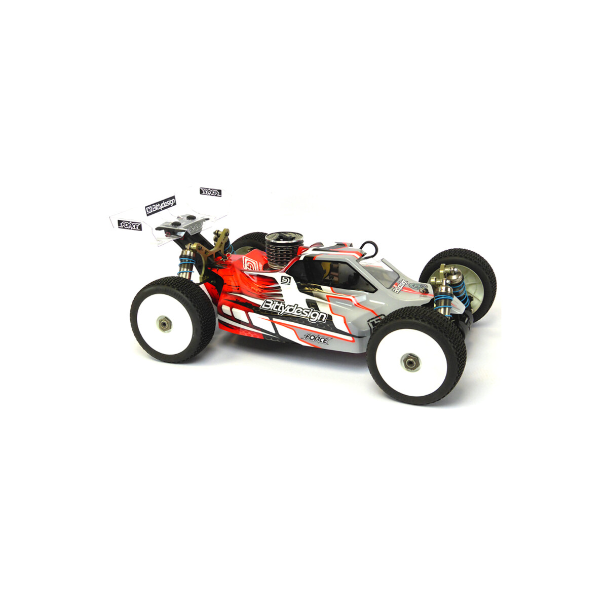 BittyDesign - Force clear 1/8 buggy body Kyosho MP9 TKI 4...