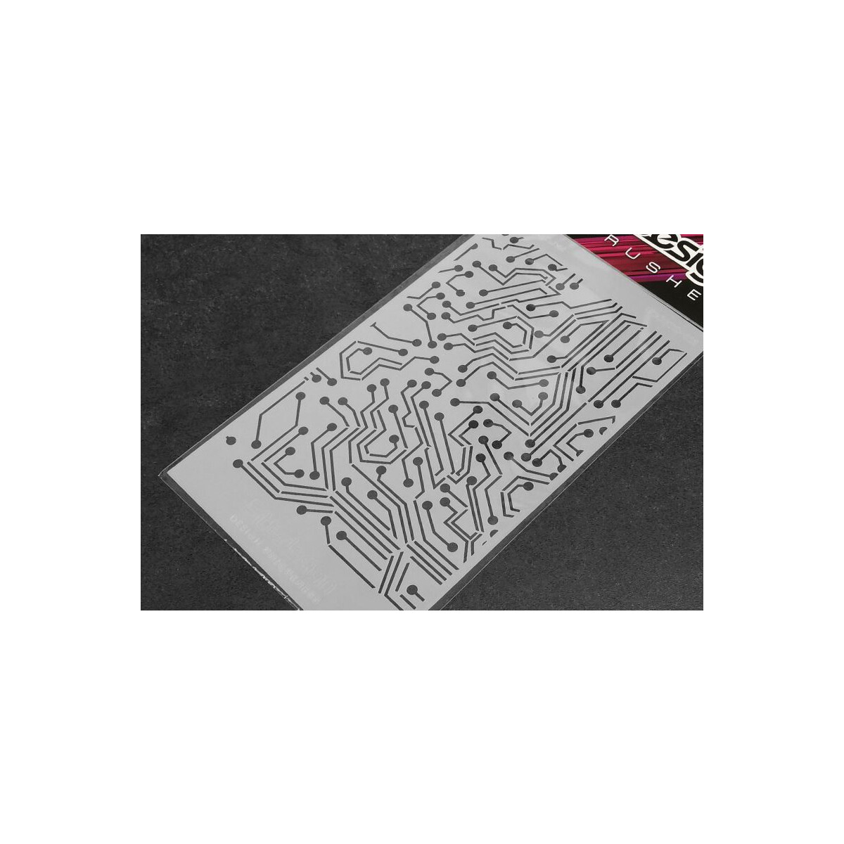 BittyDesign - Vinyl stencil - Electronic Circuit BD-STC-013