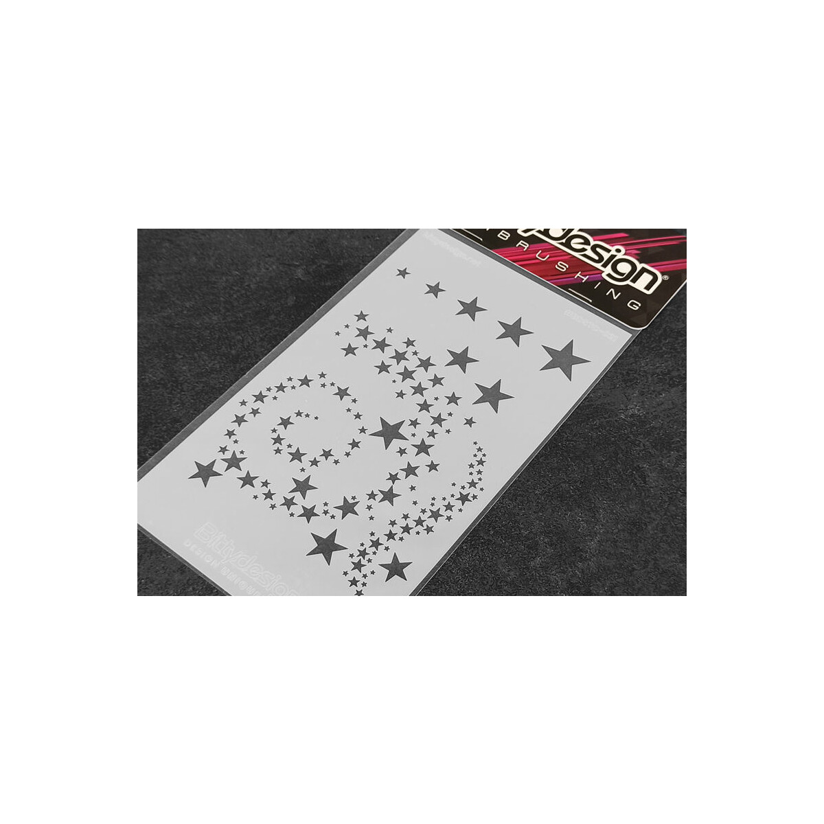 BittyDesign - Vinyl stencil - Stars V2 BD-STC-021