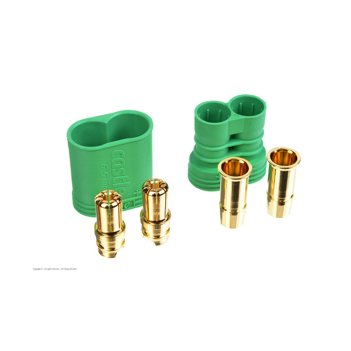 Castle Creations - CC Polarized Bullet Connector 6.5mm -...