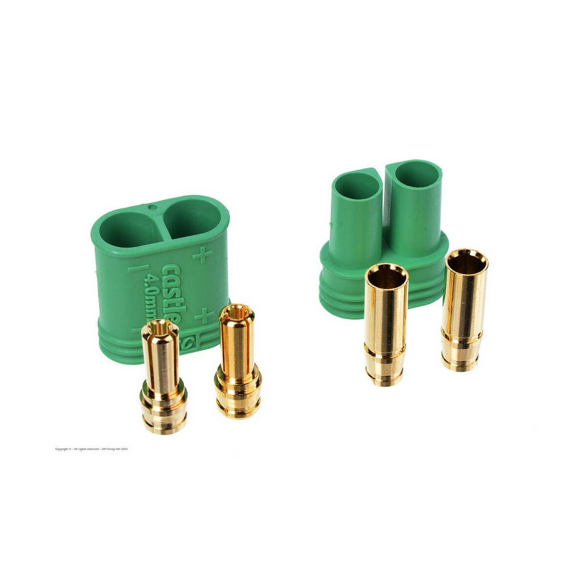 Castle Creations - CC Polarized Bullet Connector 4mm -...