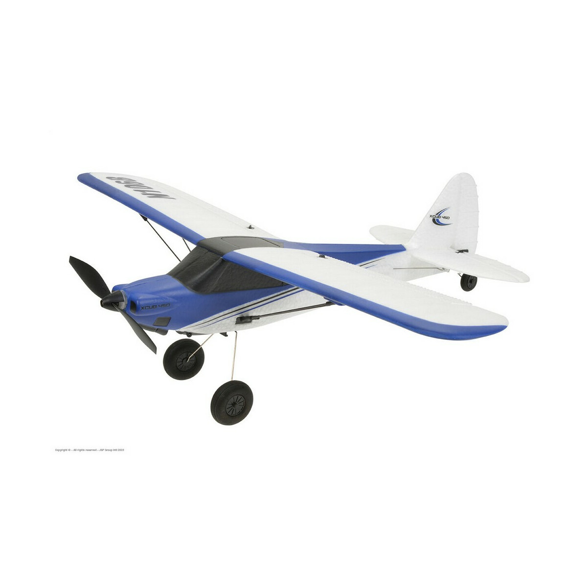 EZ-Wings - Mini Cub - RTF - Blue - 450mm - 1+1 Li-Po...