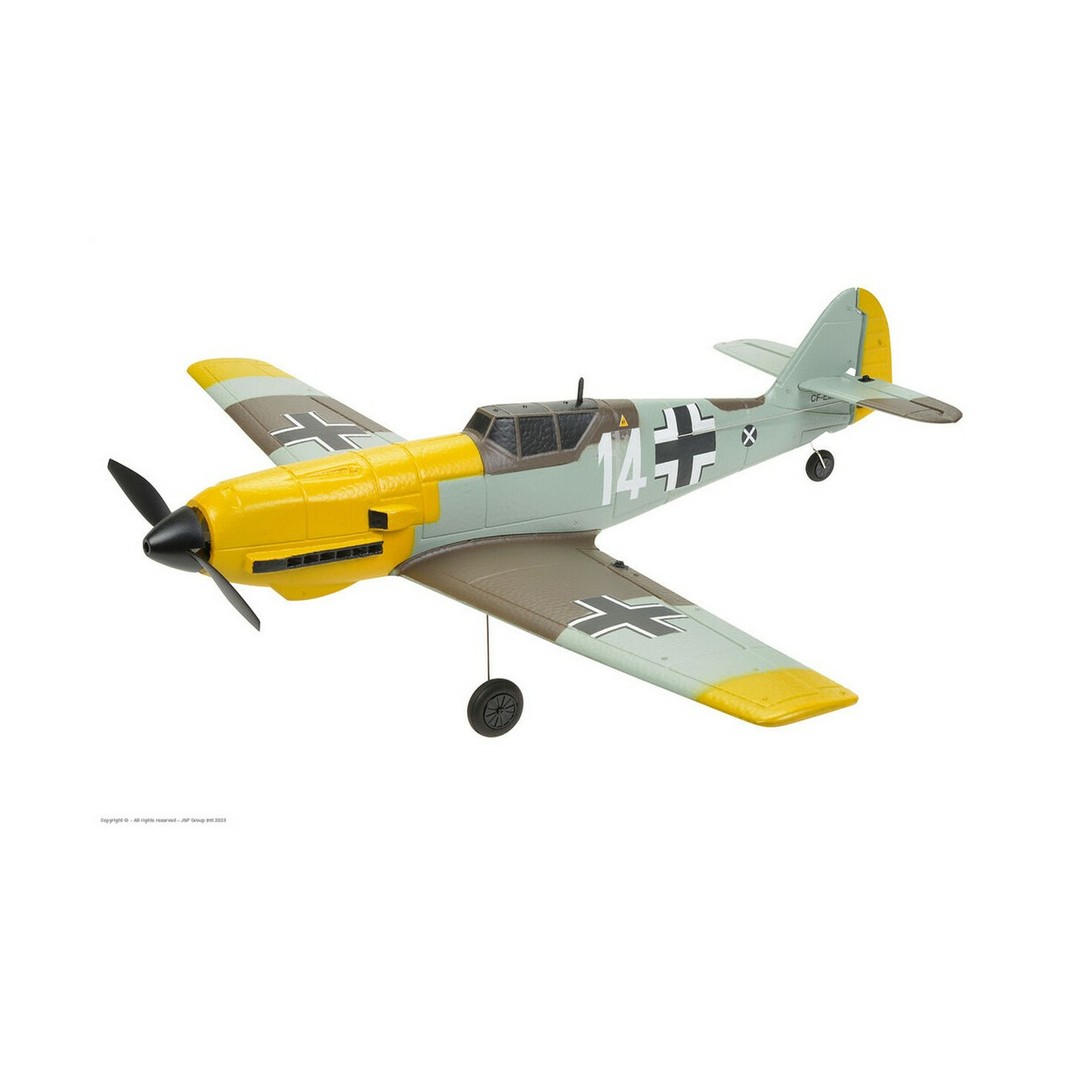 EZ-Wings - Mini BF-109 Messerschmitt - RTF - 450mm - 1+1...