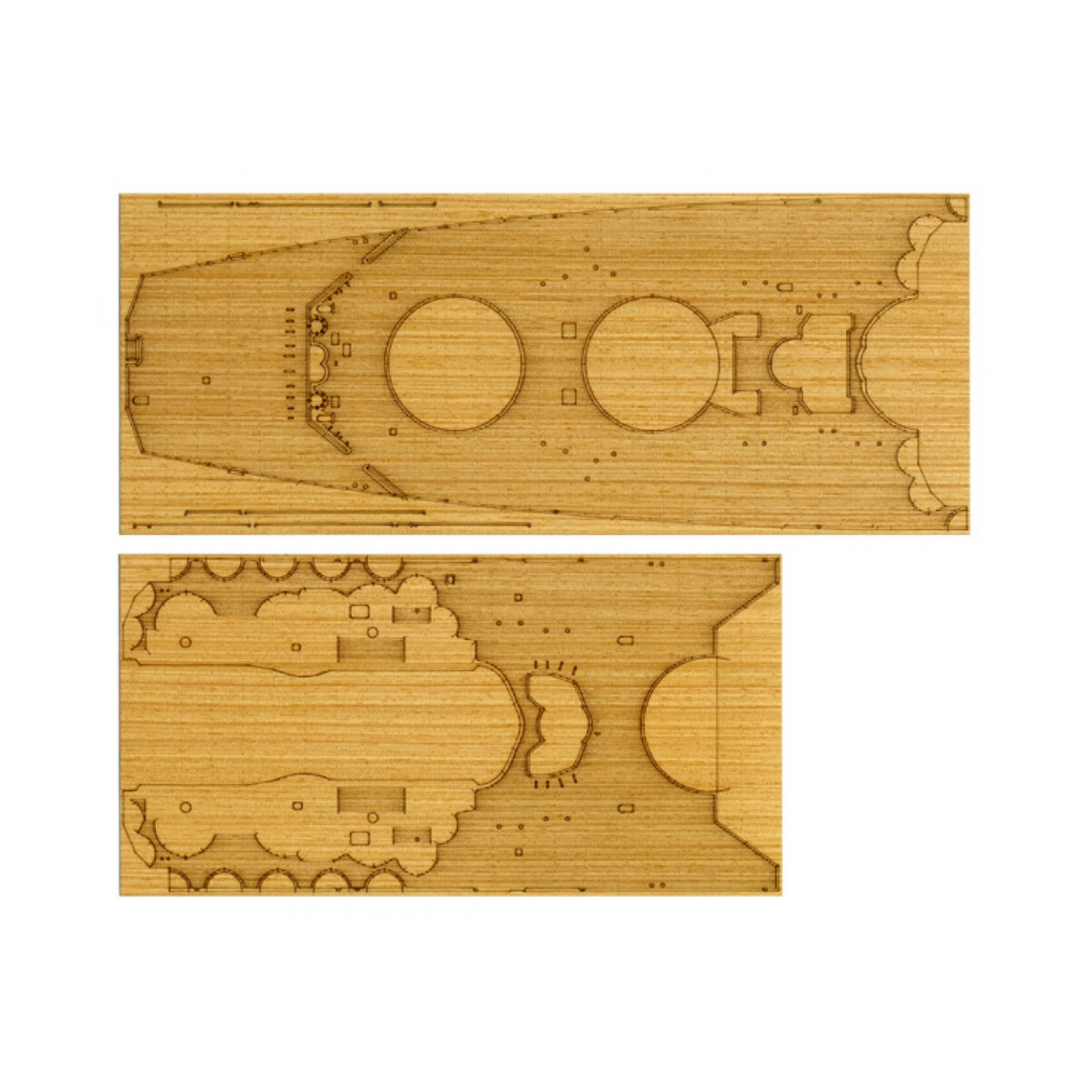 Tamiya 1:350 Yamato Holz-Deck Dekor 300012645