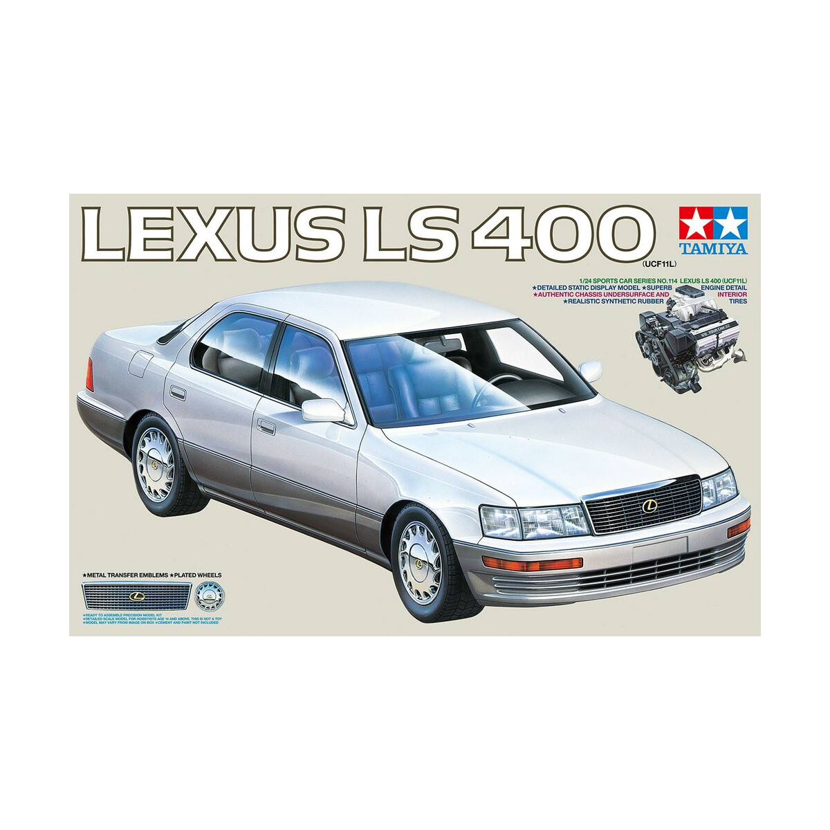 Tamiya 1:24 Lexus LS 400 (UCF11L) 300024114