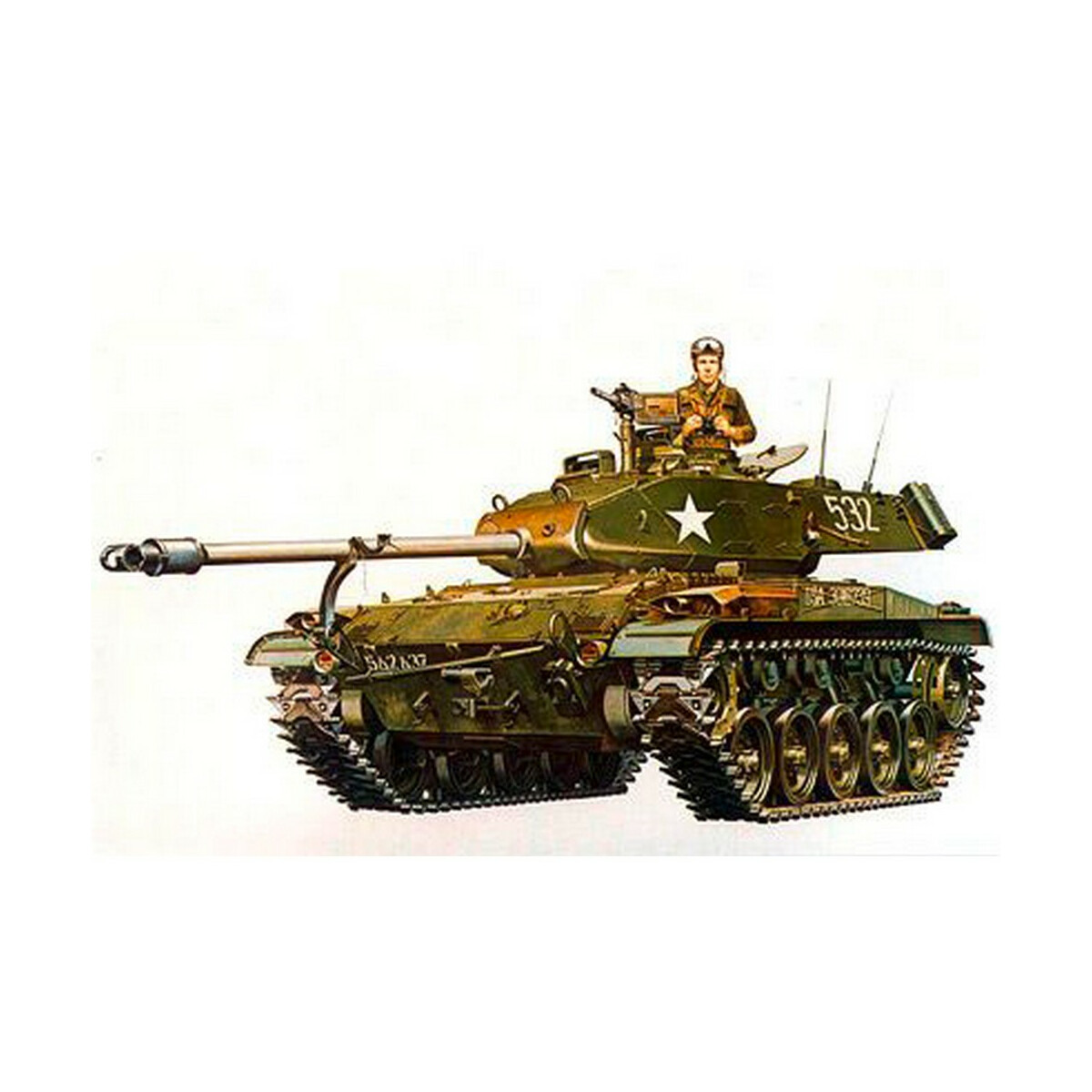 Tamiya 1:35 US Panzer M41 Walker Bul 300035055