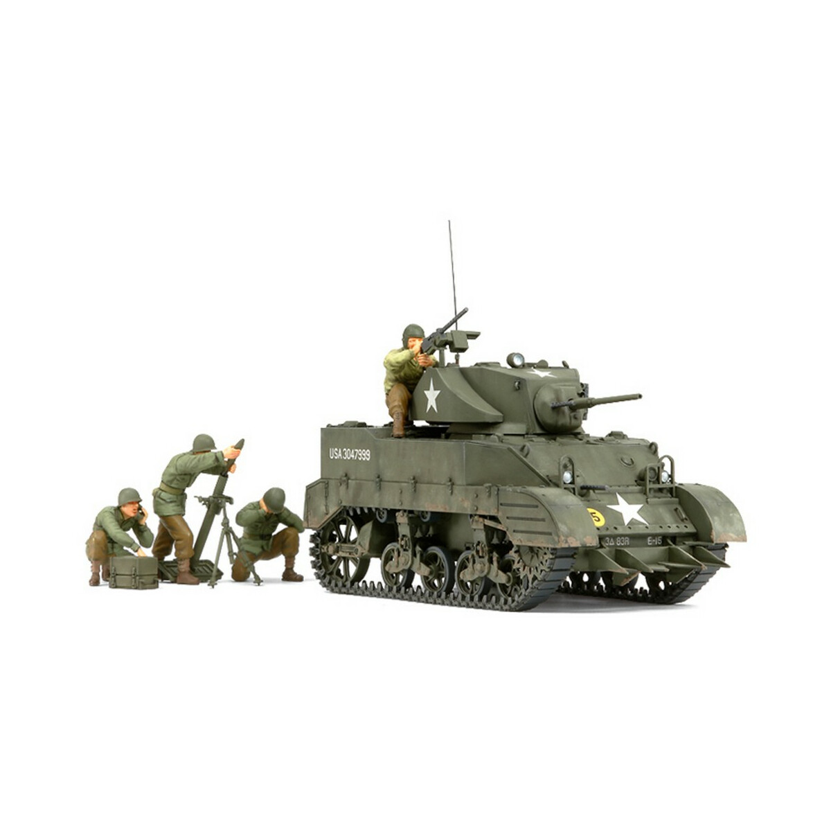 Tamiya 1:35 US M5A1 Leicht Pz. m.Mör 300035313