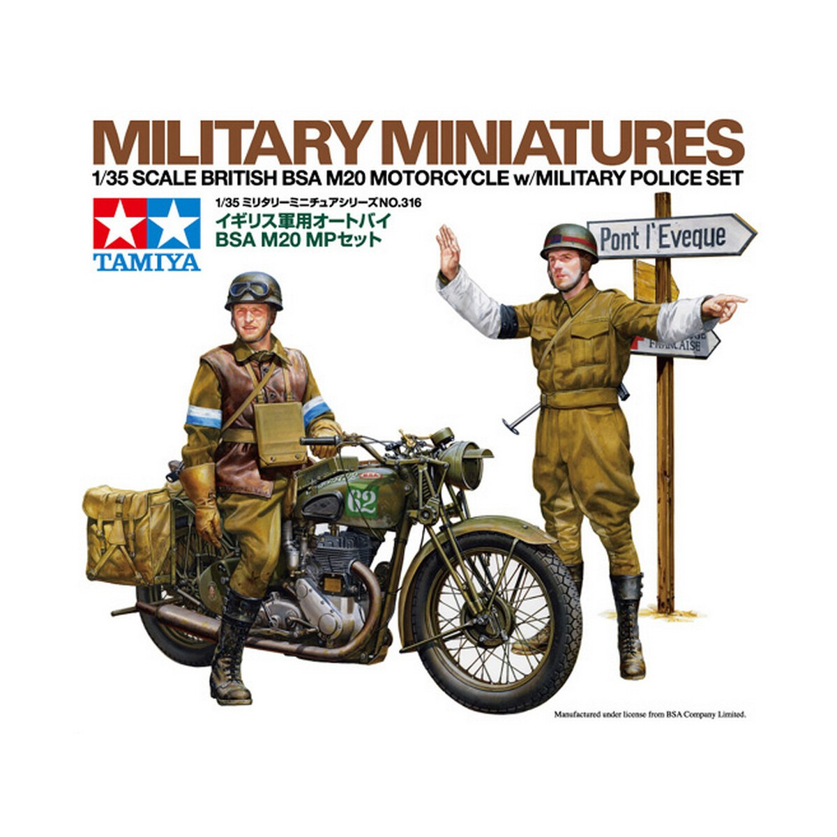 Tamiya 1:35 Brit. BSA M20 Krad./Mi.P 300035316