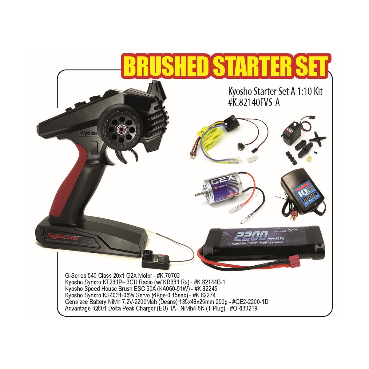 KYOSHO Starter Set A 1:10 Kit...