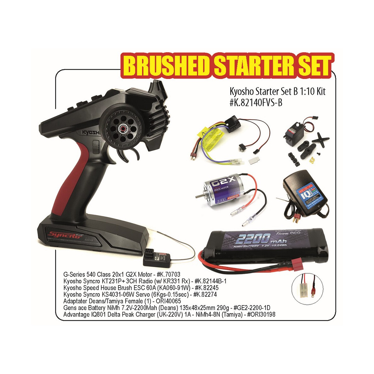 KYOSHO Starter Set B 1:10 Kit...