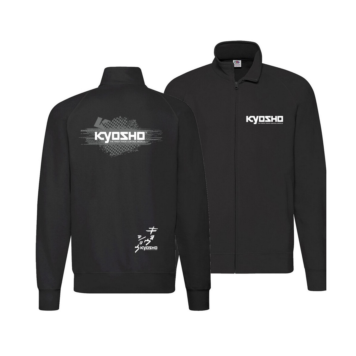 KYOSHO Sweatshirt Schwarz mit Reissverschluss K23 - 3XL...