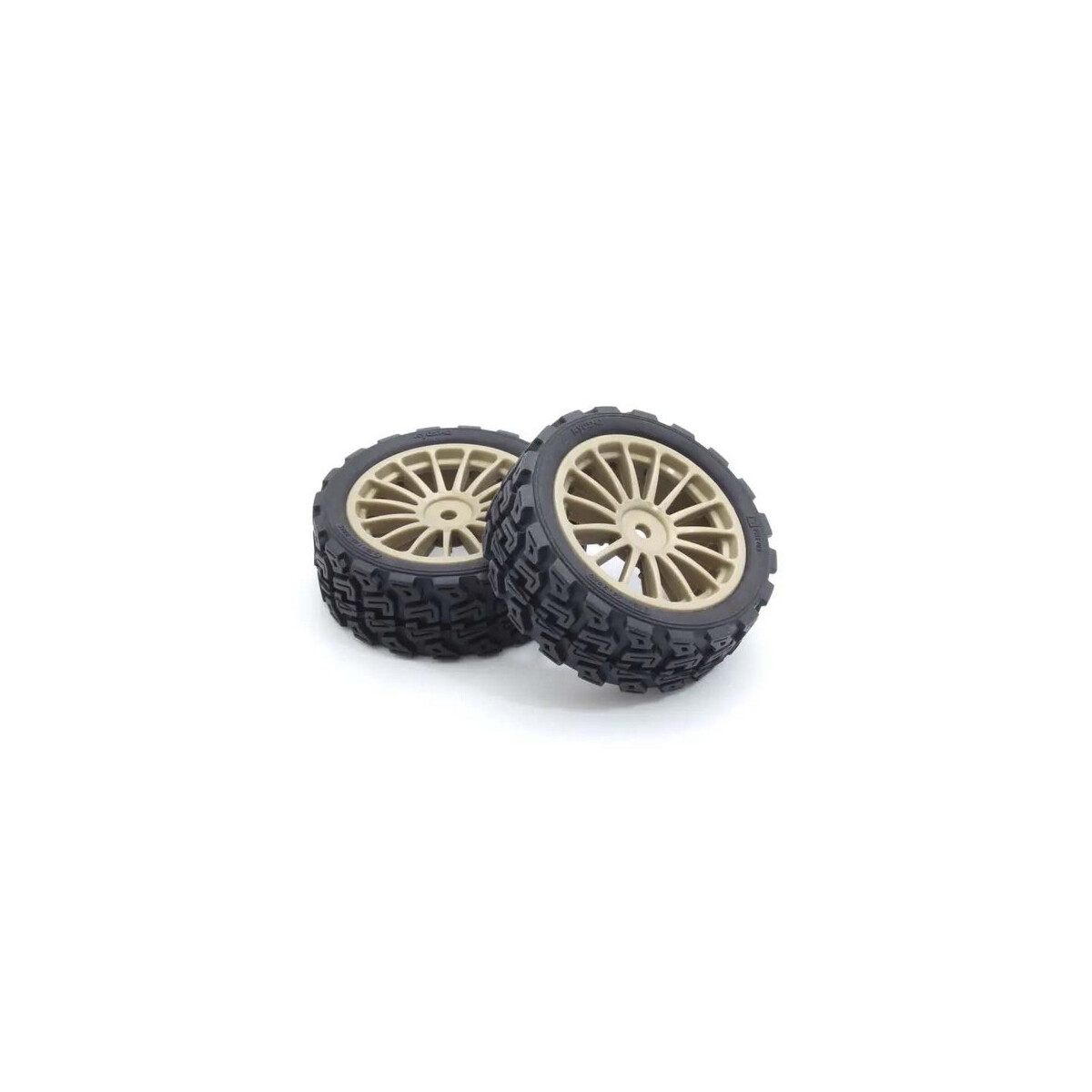 KYOSHO Verklebte Reifen Rally Tires 1:10 Fazer FZ02-R (2)...