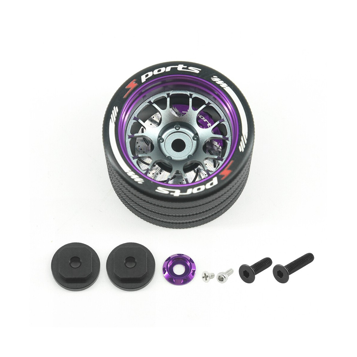 TSP-Racing Aluminum RC Sender Drehknopf BBS Style...