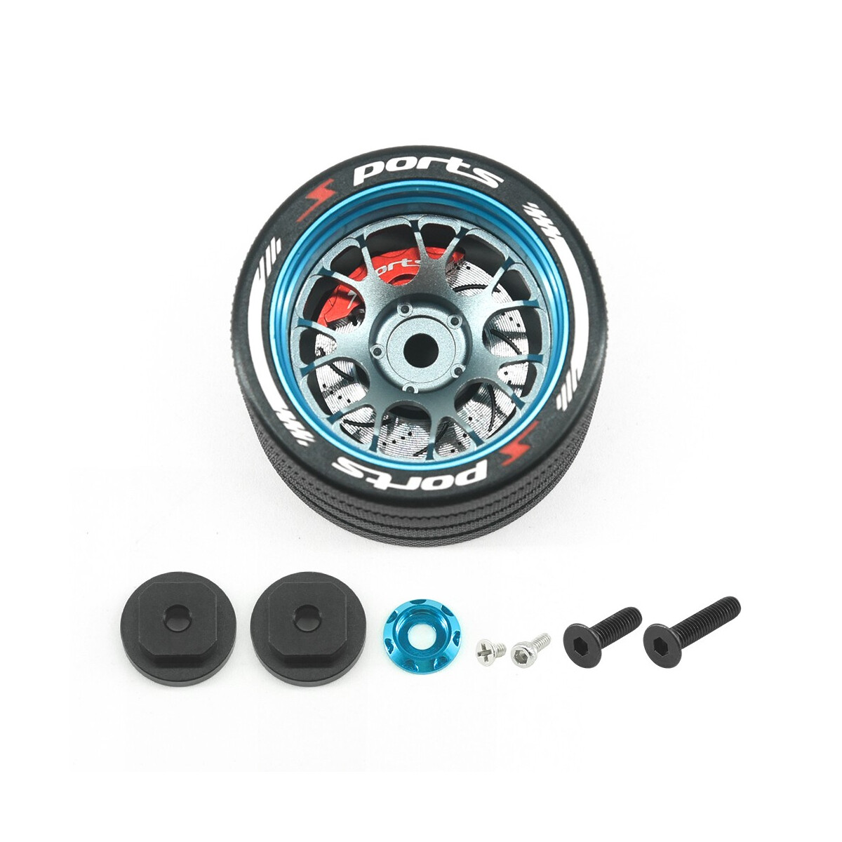 TSP-Racing Aluminum RC Sender Drehknopf BBS Style...