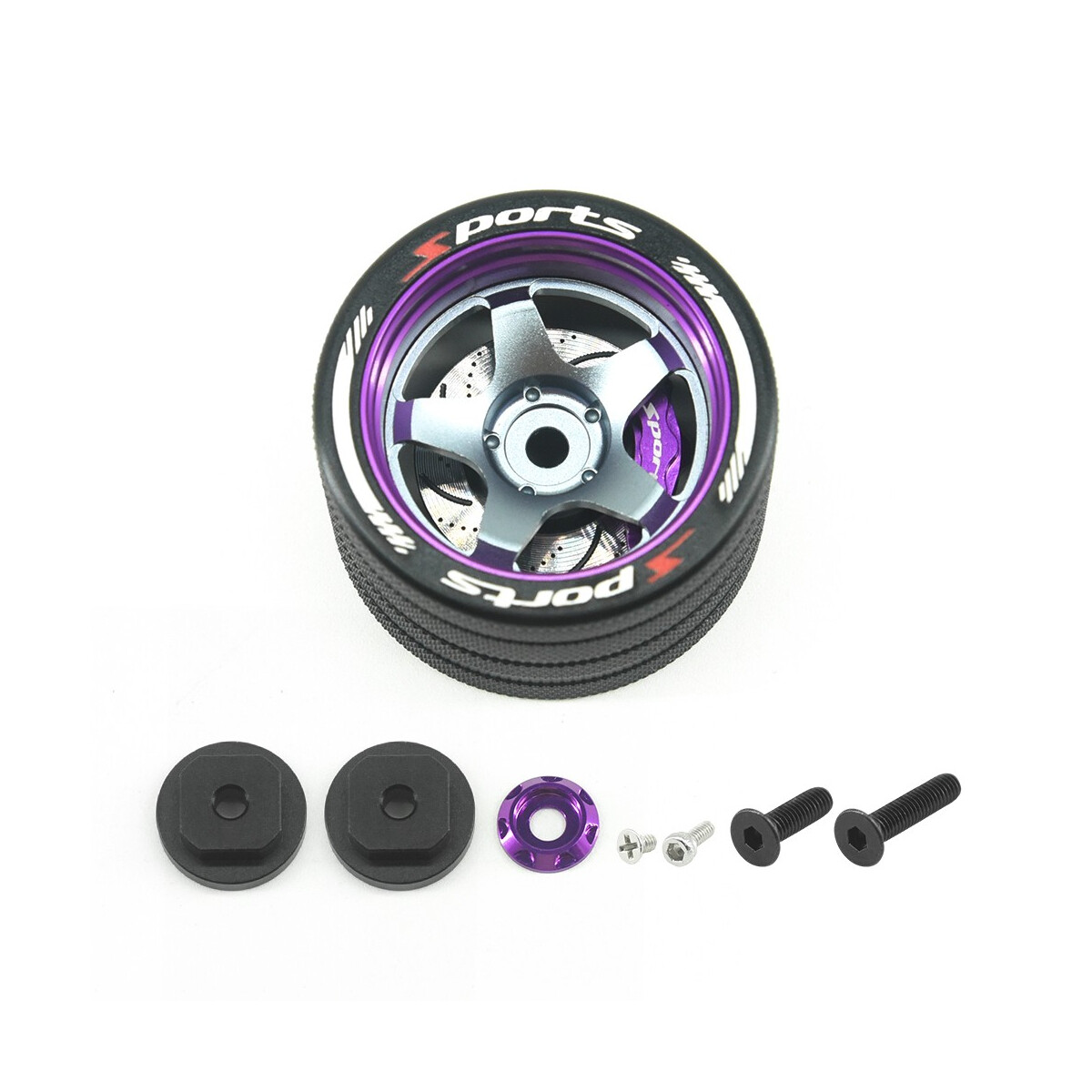 TSP-Racing Aluminum RC Sender Drehknopf 5 Star für...