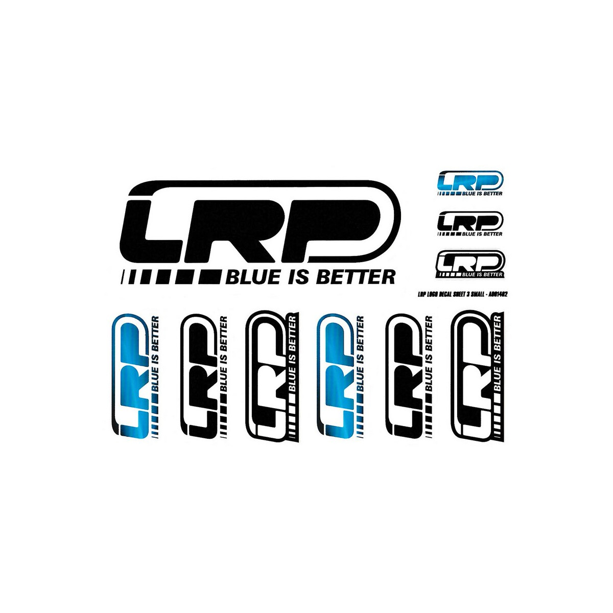 LRP LRP Logo Decal Sheet 3 Small  A001402