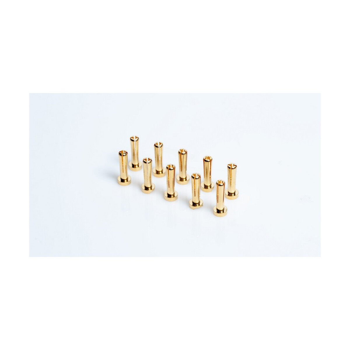 LRP 4mm Gold Steckverbinder - WorksTeam - 18mm lang (10...