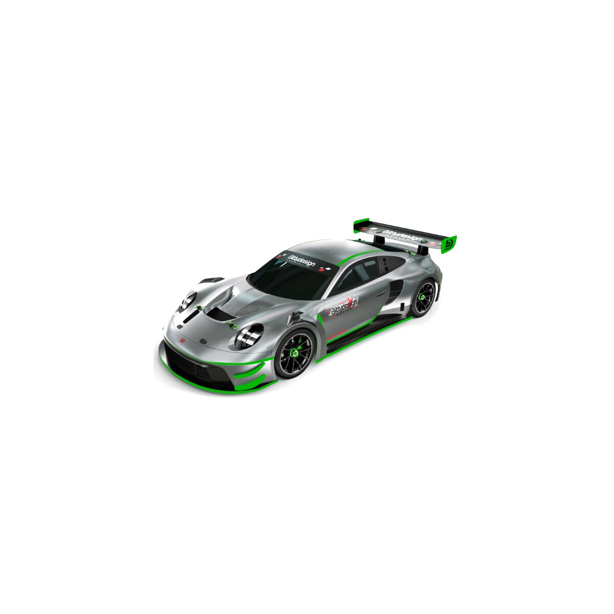 BittyDesign - GT12 body P-GT3R for 1/12 Supastox class...