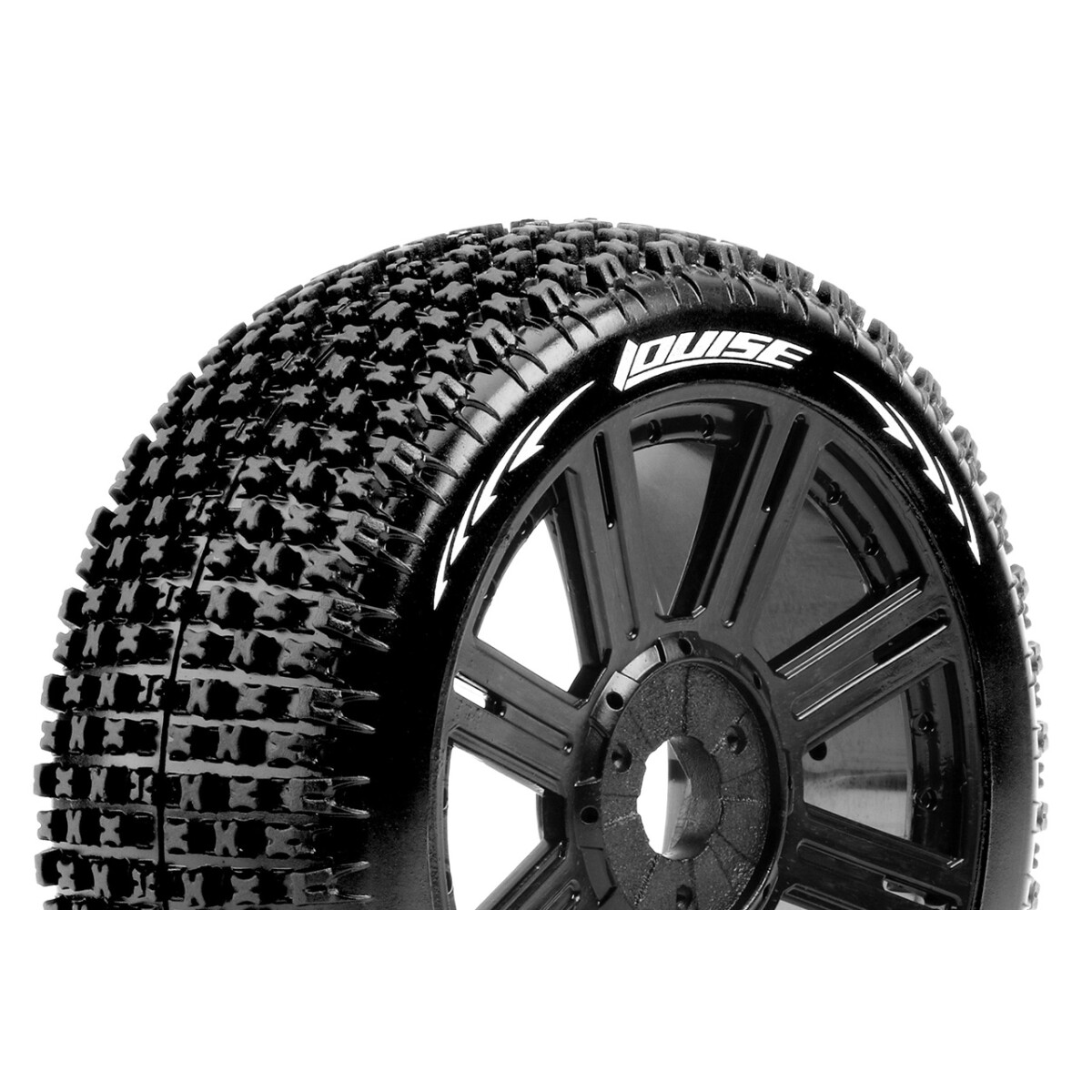 Louise RC - B-PIRATE - 1-8 Buggy Tire Set - Mounted -...